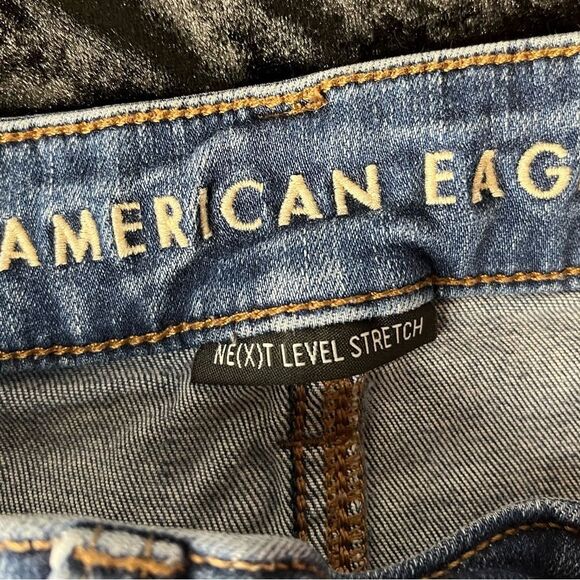 American Eagle Next Level Stretch Hi Rise Jean Jeggings Sz 6 Short - Picture 4 of 9